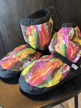 Bloch Lina & Mo Warm Up Booties Dance Shoes Multicolor Size Medium M